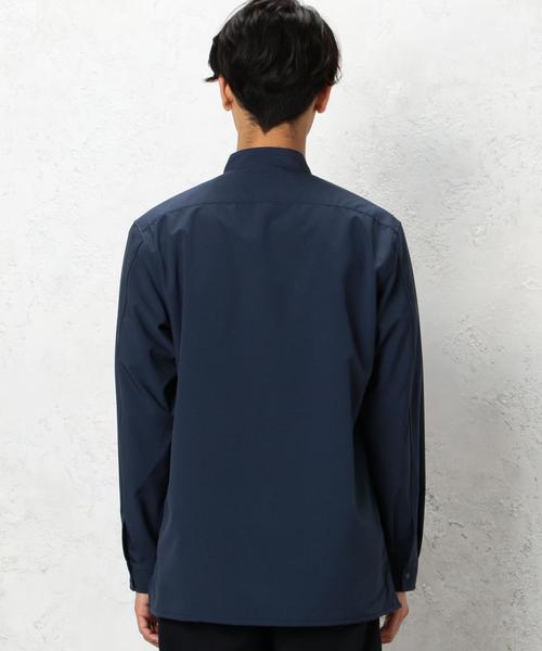 green label relaxing（グリーンレーベルリラクシング）の「SC STRC/S/SHELL BAND/C シャツ◆（シャツ/ブラウス・メンズ・ブラック/ネイビー・SMALL/MEDIUM/LARGE）」の7枚目の写真