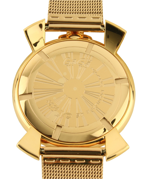 BRILLA per il gusto（ブリッラペルイルグースト）の「GaGa MILANO / MANUALE SLIM GOLD PLATE 5081-2（アナログ腕時計・メンズ・ゴールド・ONE SIZE）」の8枚目の写真