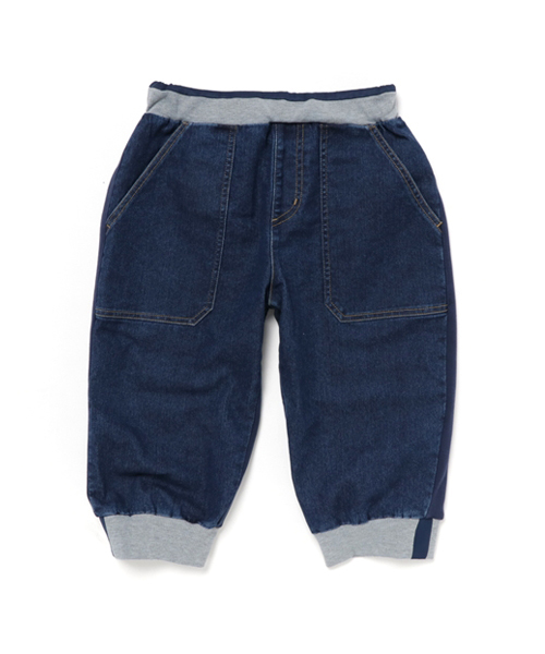 COMME CA ISM(コムサイズム)の「デニムグルカパンツ(その他パンツ・キッズ・ネイビー/サックスブルー・150/130cm/100cm/140/120cm/110cm)」の1枚目の写真
