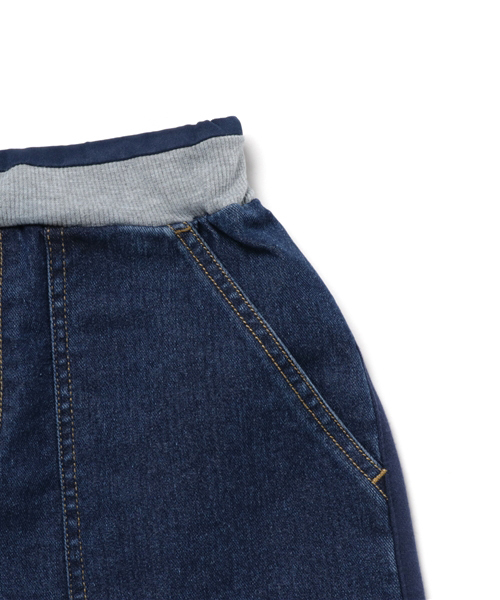 COMME CA ISM(コムサイズム)の「デニムグルカパンツ(その他パンツ・キッズ・ネイビー/サックスブルー・150/130cm/100cm/140/120cm/110cm)」の8枚目の写真