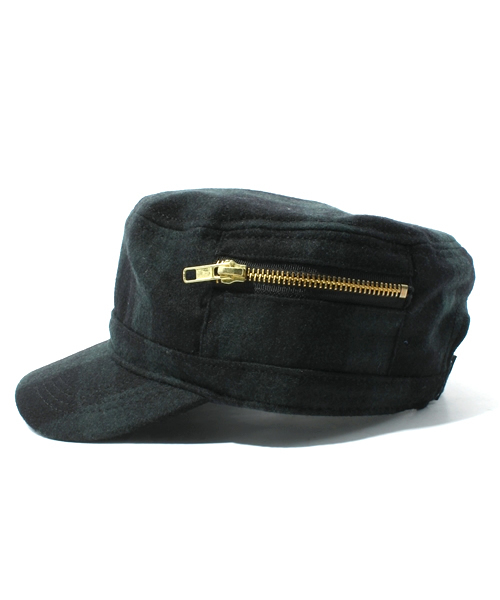 BEAMS(ビームス)の「BEAMS / ZIPワークCAP(キャップ・メンズ・ブラック/オリーブ/ネイビー・ONE SIZE)」の5枚目の写真