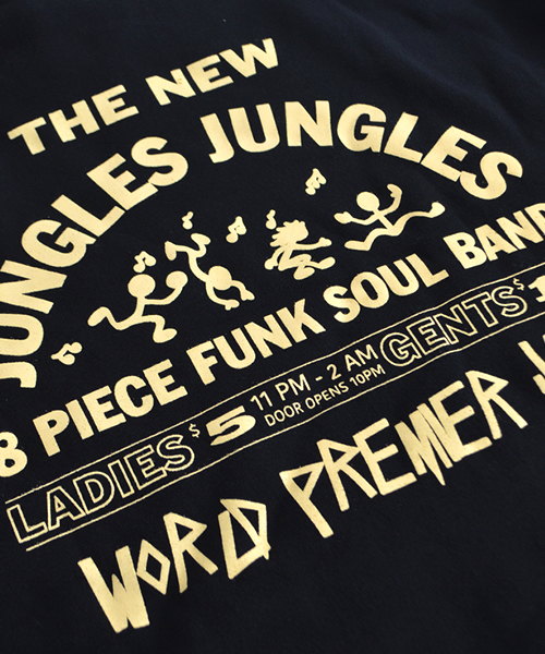 JUNGLES（ジャングルス）の「JUNGLES/ジャングルス WORLD PREMIER JAM HOODIE H-WPJ-B（パーカー・メンズ・ブラック・L/M/S/XL）」の3枚目の写真