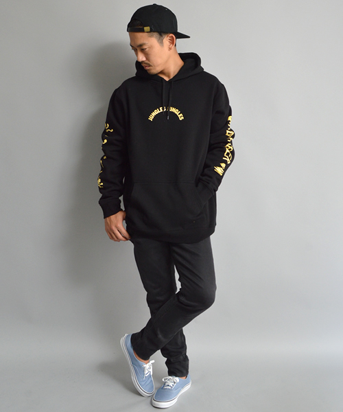 JUNGLES（ジャングルス）の「JUNGLES/ジャングルス WORLD PREMIER JAM HOODIE H-WPJ-B（パーカー・メンズ・ブラック・L/M/S/XL）」の8枚目の写真