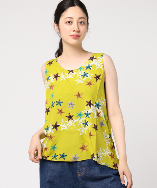 チャイハネ（チャイハネ）の「【チャイハネ】シリウスノースリーブトップス（タンクトップ・レディース・ホワイト/イエロー/ブラック・FREE）」の19枚目の写真