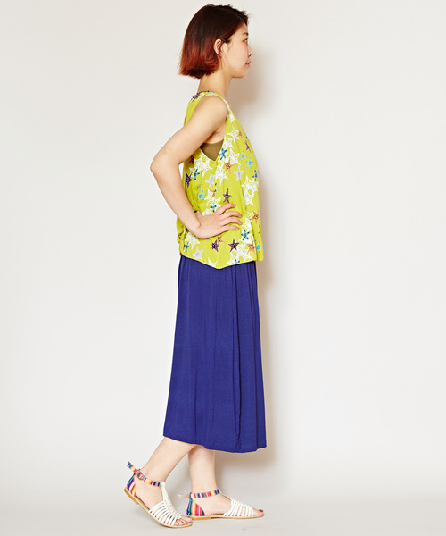 チャイハネ（チャイハネ）の「【チャイハネ】シリウスノースリーブトップス（タンクトップ・レディース・ホワイト/イエロー/ブラック・FREE）」の20枚目の写真