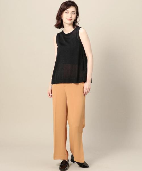BEAUTY&YOUTH UNITED ARROWS（ビューティーアンドユースユナイテッドアローズ）の「＜TORRAZZO DONNA＞ラメノースリーブニット/ブラック ◆（ニット/セーター・レディース・ブラック・FREE）」の10枚目の写真