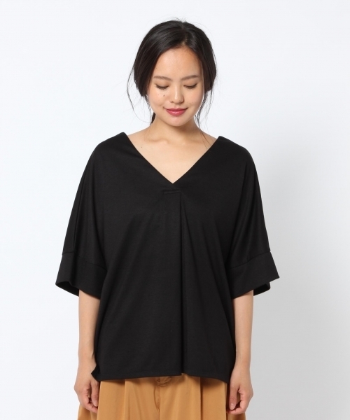 laboratory work（ラボラトリーワーク）の「【スカーフベルト付き】BIGプルオーパー（Tシャツ/カットソー・レディース・オフホワイト/ブラック/キャメル・MEDIUM）」の19枚目の写真