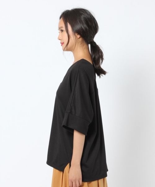 laboratory work（ラボラトリーワーク）の「【スカーフベルト付き】BIGプルオーパー（Tシャツ/カットソー・レディース・オフホワイト/ブラック/キャメル・MEDIUM）」の20枚目の写真