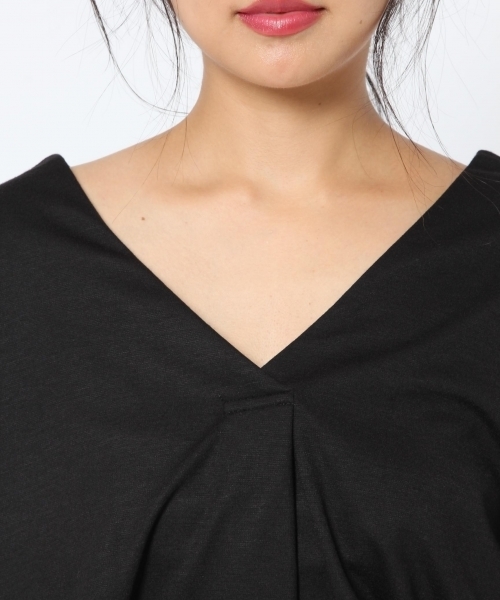 laboratory work（ラボラトリーワーク）の「【スカーフベルト付き】BIGプルオーパー（Tシャツ/カットソー・レディース・オフホワイト/ブラック/キャメル・MEDIUM）」の21枚目の写真