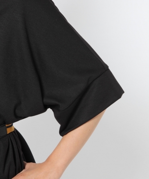 laboratory work（ラボラトリーワーク）の「【スカーフベルト付き】BIGプルオーパー（Tシャツ/カットソー・レディース・オフホワイト/ブラック/キャメル・MEDIUM）」の22枚目の写真