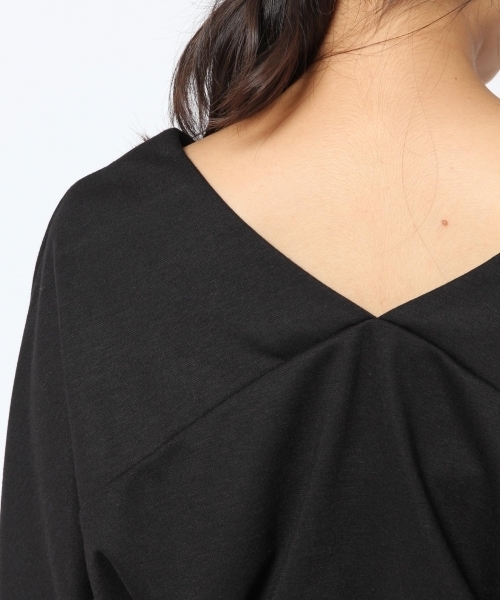 laboratory work（ラボラトリーワーク）の「【スカーフベルト付き】BIGプルオーパー（Tシャツ/カットソー・レディース・オフホワイト/ブラック/キャメル・MEDIUM）」の16枚目の写真