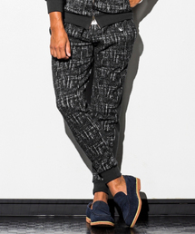 1PIU1UGUALE3 RELAX(ウノピゥウノウグァーレトレ)360°ストレッチツイードジョガーパンツ