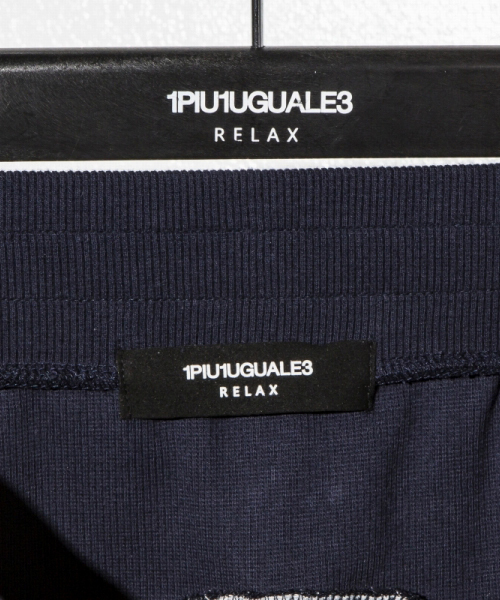 1PIU1UGUALE3  RELAX （ウノピゥウノウグァーレトレ リラックス）の「1PIU1UGUALE3 RELAX(ウノピゥウノウグァーレトレ)360°ストレッチツイードジョガーパンツ（その他パンツ・メンズ・ブラック/ネイビー・SMALL/MEDIUM/LARGE/X-LARGE/XX-LARGE）」の8枚目の写真