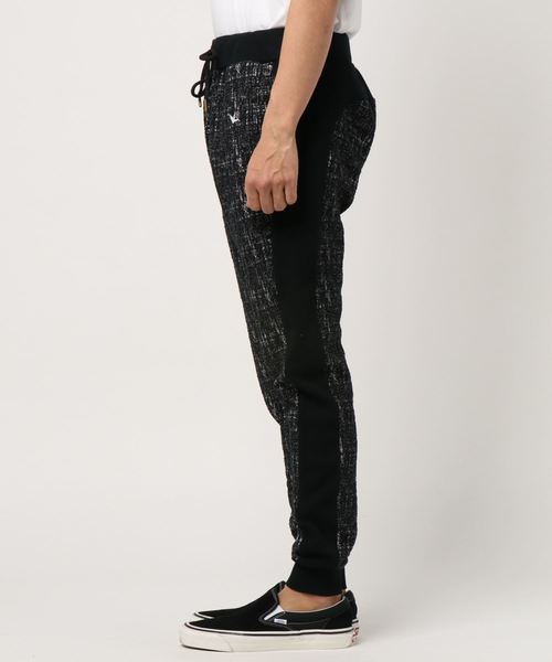 1PIU1UGUALE3  RELAX （ウノピゥウノウグァーレトレ リラックス）の「1PIU1UGUALE3 RELAX(ウノピゥウノウグァーレトレ)360°ストレッチツイードジョガーパンツ（その他パンツ・メンズ・ブラック/ネイビー・SMALL/MEDIUM/LARGE/X-LARGE/XX-LARGE）」の11枚目の写真