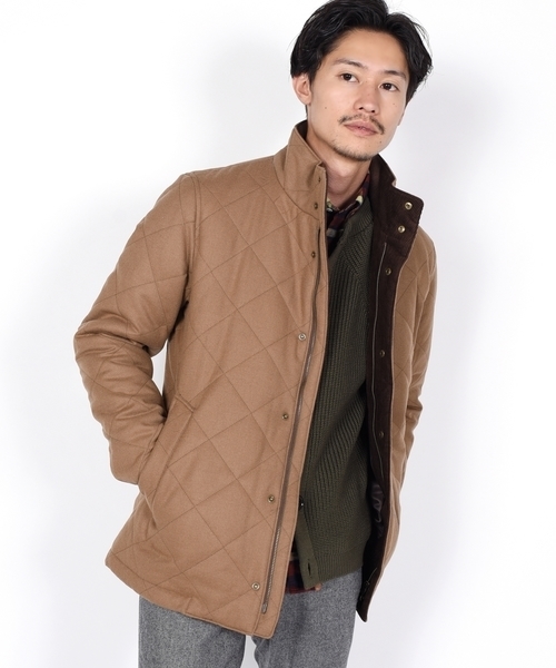 Ships シップス の Sc スタンドカラー 中綿 キルティング ジャケット ブルゾン Wear
