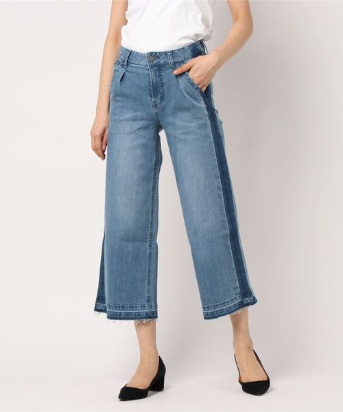 BILLABONG(ビラボン)の「BILLABONG レディース デニムワイドパンツ(デニムパンツ・レディース・ブルー/インディゴブルー・LARGE/MEDIUM/SMALL)」の5枚目の写真