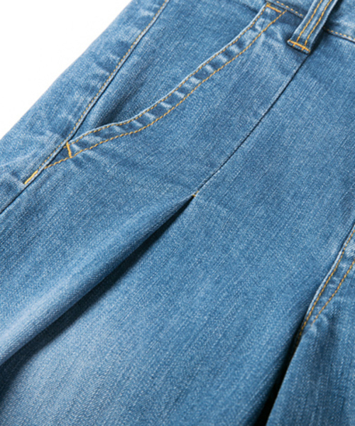 BILLABONG(ビラボン)の「BILLABONG レディース デニムワイドパンツ(デニムパンツ・レディース・ブルー/インディゴブルー・LARGE/MEDIUM/SMALL)」の14枚目の写真