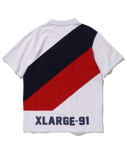 XLARGE（エクストララージ）の「S/S PANELED POLO SHIRT（ポロシャツ・メンズ・ホワイト/ブラック・SMALL/MEDIUM/LARGE/X-LARGE）」の7枚目の写真
