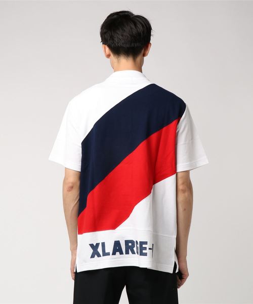 XLARGE（エクストララージ）の「S/S PANELED POLO SHIRT（ポロシャツ・メンズ・ホワイト/ブラック・SMALL/MEDIUM/LARGE/X-LARGE）」の5枚目の写真