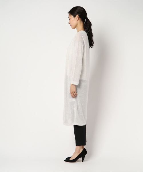 AMERICAN HOLIC(アメリカンホリック)の「・UV ニュアンスガーゼ天竺カーディガン(カーディガン/ボレロ・レディース・オフホワイト/キナリ/キャメル/カーキ/グレー系その他/モカ/ネイビー/ブラック・FREE)」の10枚目の写真