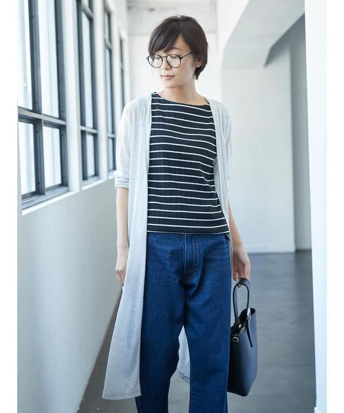 AMERICAN HOLIC(アメリカンホリック)の「・UV ニュアンスガーゼ天竺カーディガン(カーディガン/ボレロ・レディース・オフホワイト/キナリ/キャメル/カーキ/グレー系その他/モカ/ネイビー/ブラック・FREE)」の16枚目の写真