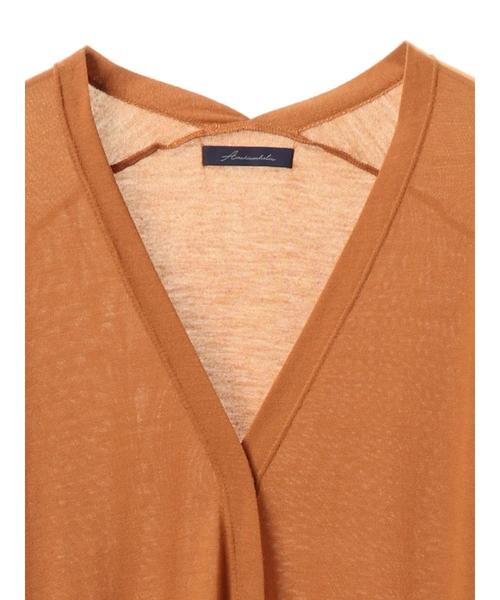 AMERICAN HOLIC(アメリカンホリック)の「・UV ニュアンスガーゼ天竺カーディガン(カーディガン/ボレロ・レディース・オフホワイト/キナリ/キャメル/カーキ/グレー系その他/モカ/ネイビー/ブラック・FREE)」の14枚目の写真