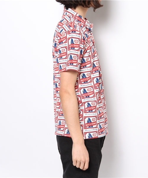 HYSTERIC GLAMOUR（ヒステリックグラマー）の「PREMIUM総柄 SH（ポロシャツ・メンズ・ホワイト系その他/グレー系その他・SMALL/MEDIUM/LARGE）」の3枚目の写真