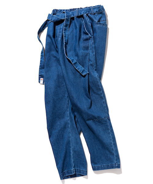 rehacer（レアセル）の「rehacer : Drape Wide Easy Denim Pants（デニムパンツ・メンズ・ライトインディゴブルー/ダークインディゴブルー・SMALL/MEDIUM/LARGE）」の3枚目の写真