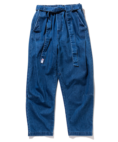 rehacer（レアセル）の「rehacer : Drape Wide Easy Denim Pants（デニムパンツ・メンズ・ライトインディゴブルー/ダークインディゴブルー・SMALL/MEDIUM/LARGE）」の4枚目の写真