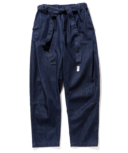 rehacer（レアセル）の「rehacer : Drape Wide Easy Denim Pants（デニムパンツ・メンズ・ライトインディゴブルー/ダークインディゴブルー・SMALL/MEDIUM/LARGE）」の5枚目の写真