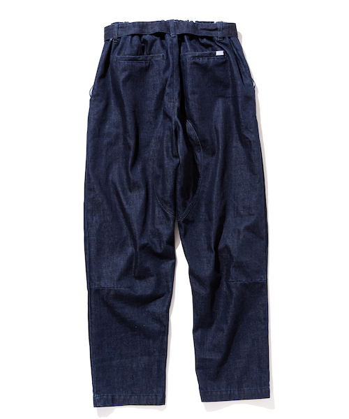 rehacer（レアセル）の「rehacer : Drape Wide Easy Denim Pants（デニムパンツ・メンズ・ライトインディゴブルー/ダークインディゴブルー・SMALL/MEDIUM/LARGE）」の6枚目の写真