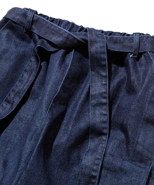 rehacer（レアセル）の「rehacer : Drape Wide Easy Denim Pants（デニムパンツ・メンズ・ライトインディゴブルー/ダークインディゴブルー・SMALL/MEDIUM/LARGE）」の7枚目の写真