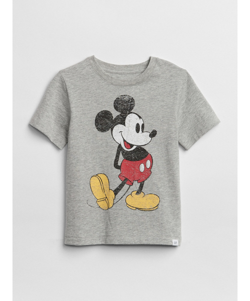 GAP（ギャップ）の「Babygap | Disney Mickey Mouse Tシャツ（Tシャツ/カットソー・キッズ・ネイビー/グレー・80ｃｍ/90cm/95cm/100cm/105cm/110cm）」の2枚目の写真