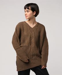 VENCEEXCHANGE | ケーブルアシメプルオーバー(ニット/セーター)