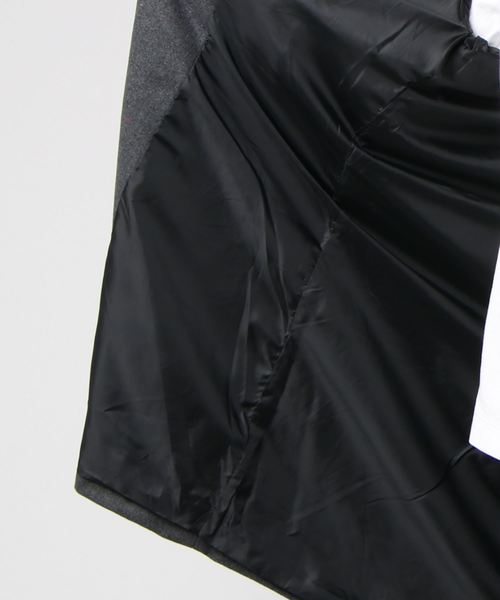 THE CASUAL(カジュアル)の「ウールメルトンドロップチェスターコート(チェスターコート・メンズ・ブラック/ネイビー/ブラウン/グレー/カーキ/ブルー系その他/チャコール/キャメル/ワイン・M/L)」の12枚目の写真