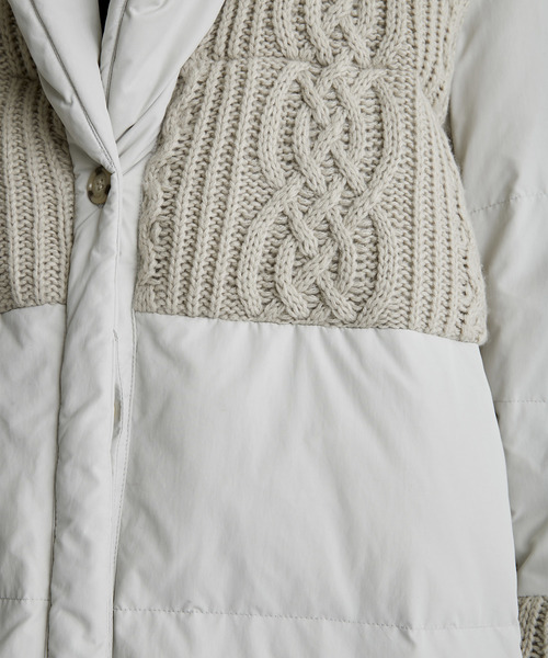 TRUNO by NOISE MAKER（トルノバイノイズメーカー）の「KNIT切替ダウン 