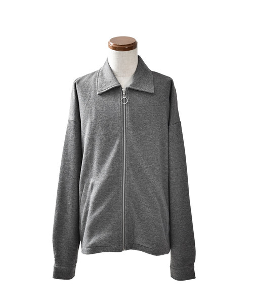 MinoriTY（マイノリティ）の「メンズ長袖スウェットスウィングトップブルゾン（ブルゾン・メンズ・ブルー系その他/レッド系その他/ブラウン/グレー系その他/チェック/ブラック/ブラック系その他/ブラウン系その他・S/M/L/XL）」の12枚目の写真