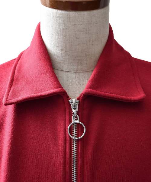 MinoriTY（マイノリティ）の「メンズ長袖スウェットスウィングトップブルゾン（ブルゾン・メンズ・ブルー系その他/レッド系その他/ブラウン/グレー系その他/チェック/ブラック/ブラック系その他/ブラウン系その他・S/M/L/XL）」の16枚目の写真