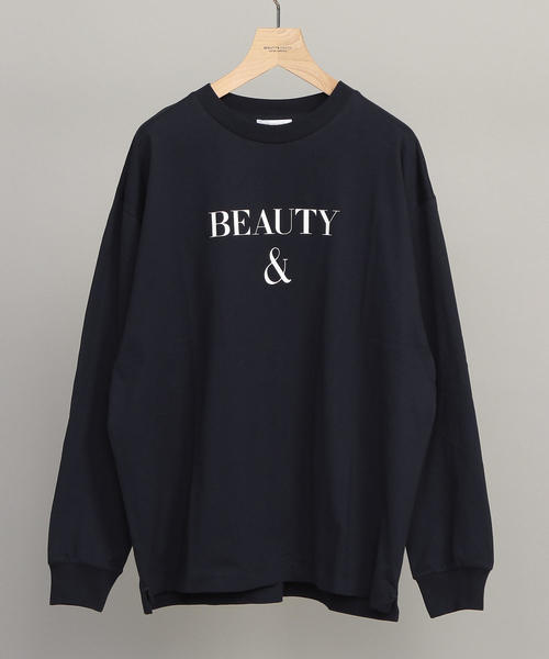 BEAUTY&YOUTH UNITED ARROWS（ビューティーアンドユースユナイテッドアローズ）の「BY B&Y ロングスリーブ Tシャツ（Tシャツ/カットソー・メンズ・ネイビー/ホワイト・X-LARGE/SMALL/MEDIUM/LARGE）」の2枚目の写真