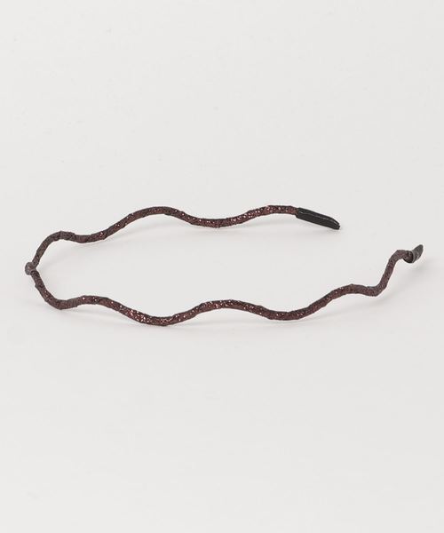 flower（フラワー）の「ウェーヴィーグリッターヘアバンド（カチューシャ・レディース・ブラウン/シルバー/ゴールド/ブラック・FREE）」の10枚目の写真