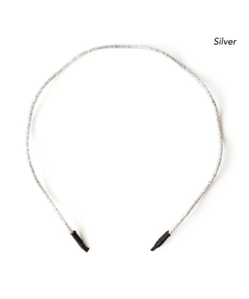 flower（フラワー）の「ウェーヴィーグリッターヘアバンド（カチューシャ・レディース・ブラウン/シルバー/ゴールド/ブラック・FREE）」の20枚目の写真