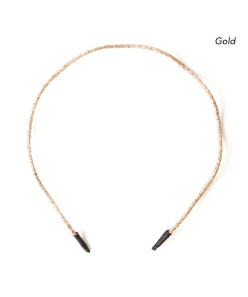 flower（フラワー）の「ウェーヴィーグリッターヘアバンド（カチューシャ・レディース・ブラウン/シルバー/ゴールド/ブラック・FREE）」の21枚目の写真