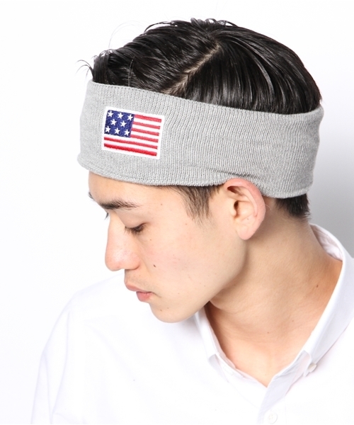 WEGO(ウィゴー)の「WEGO/リブカラーヘアバンド(ヘアバンド・メンズ・杢グレー/ブルー/レッド/オフホワイト・FREE)」の7枚目の写真