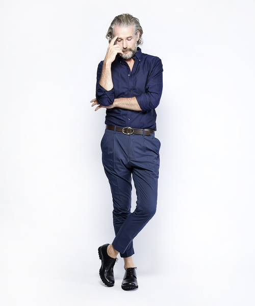 junhashimoto(ジュンハシモト)の「NARROW TUCK PANTS(その他パンツ・メンズ・ブラック/ネイビー・3)」の8枚目の写真