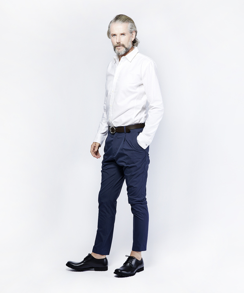 junhashimoto(ジュンハシモト)の「NARROW TUCK PANTS(その他パンツ・メンズ・ブラック/ネイビー・3)」の10枚目の写真