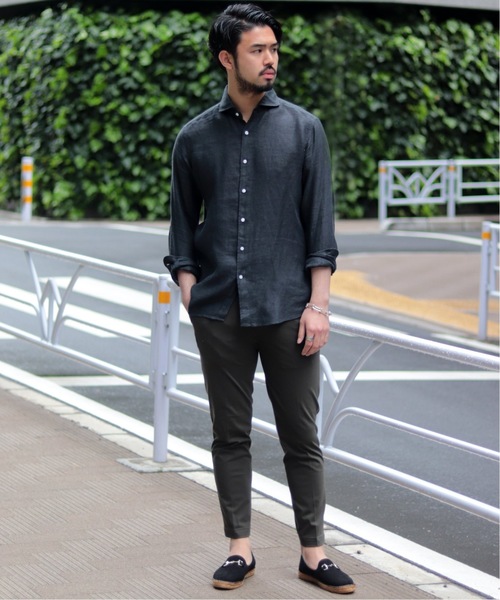 EDIFICE（エディフィス）の「COOL WONDER SHAPE -TRスリムテーパー パンツ（その他パンツ・メンズ・ブラック/カーキ/チャコールグレー/ネイビー・MEDIUM/LARGE/SMALL）」の15枚目の写真