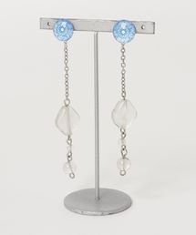 【rurururu】blue×whiteピアス