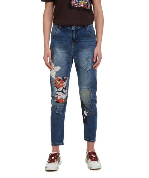 Desigual(デシグアル)の「デニムアンクル HONG KONG(デニムパンツ・レディース・ブルー・32inch/30inch/28inch/24inch/26inch/34inch)」の1枚目の写真