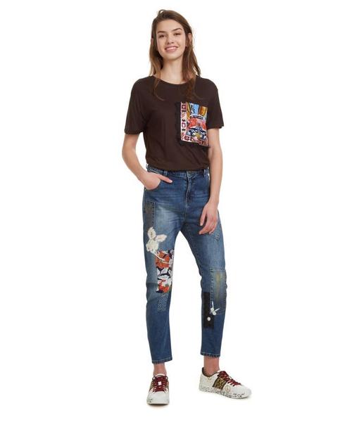 Desigual(デシグアル)の「デニムアンクル HONG KONG(デニムパンツ・レディース・ブルー・32inch/30inch/28inch/24inch/26inch/34inch)」の6枚目の写真
