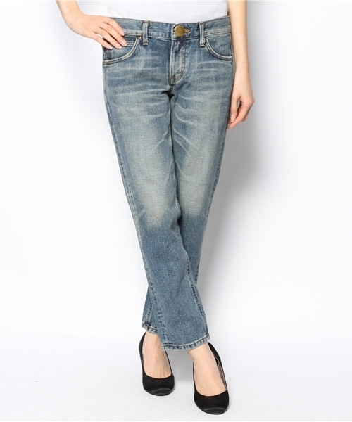 Lee（リー）の「[Lee（リー）] C Slim テーパード デニムパンツ（デニムパンツ・レディース・ライトブルー/ネイビー・MEDIUM/SMALL）」の2枚目の写真